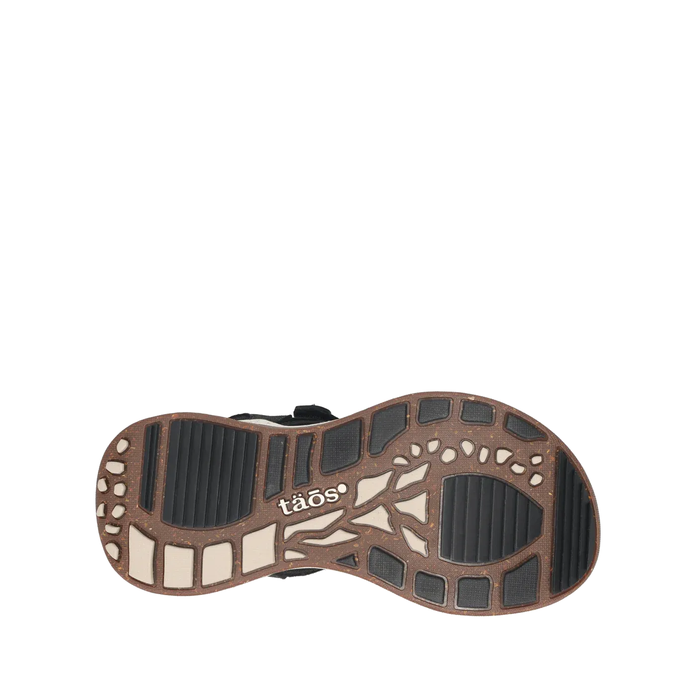 Taos Women's Super Side Strap Sandal - Black Emboss